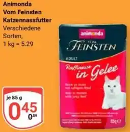 Globus Animonda Vom Feinsten Katzennassfutter Angebot