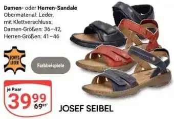 Globus JOSEF SEIBEL Damen oder Herren-Sandale Angebot