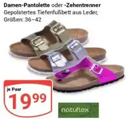 Globus Natuflex Damen-Pantolette oder Zehentrenner Angebot