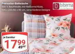 Globus Biberna Seersucker-Bettwäsche Angebot