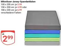Globus Mikrofaser-Jersey-Spannbettlaken Angebot