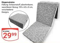 Globus Klappmatratze Angebot