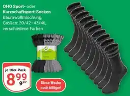 Globus OHO Sport- oder Kurzschaftsport-Socken Angebot