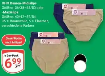 Globus OHO Damen-Midislips oder Maxislips Angebot