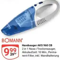 Globus BOMANN Handsauger AKS 960 CB Angebot