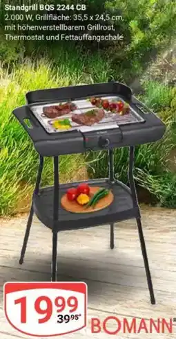Globus BOMANN Standgrill BQS 2244 CB Angebot