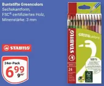 Globus STABILO Buntstifte Greencolors Angebot