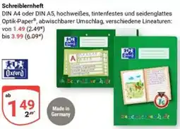 Globus Oxford Schreiblernheft Angebot