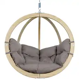 Netto Marken-Discount AMAZONAS Hängesessel Globo Chair Taupe Angebot