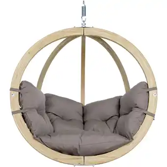 Netto Marken-Discount AMAZONAS Hängesessel Globo Chair Taupe Angebot
