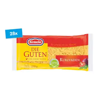 Netto Marken-Discount Bernbacher Die Guten Schnittnudeln 250 g, 28er Pack Angebot