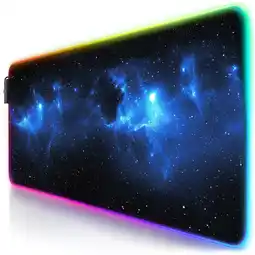 Netto Marken-Discount CSL RGB Gaming Mauspad, Gaming Mauspad - 800 x 300 mm XL Mousepad - LED Multi Color, Stars Angebot