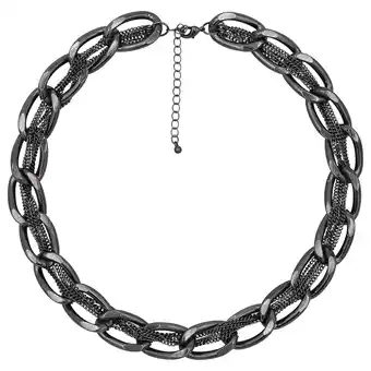Netto Marken-Discount Steuer Modeschmuck Kette schwarze Metall Gliederkette Angebot