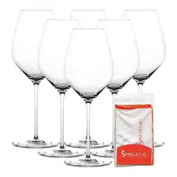 Netto Marken-Discount Spiegelau Universalgläser + Poliertuch Hi-Lite 510 ml 6er Set Angebot