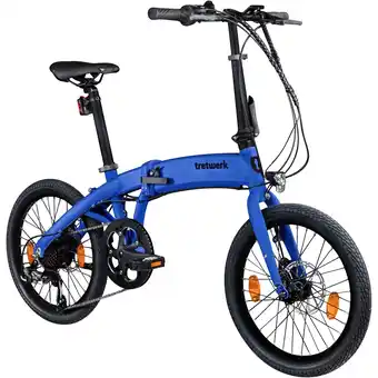 Netto Marken-Discount Tretwerk Akimbo E Bike 20 Zoll Klapprad Elektrofahrrad 360Wh 155 - 190 cm blau Angebot
