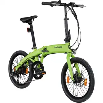 Netto Marken-Discount Tretwerk Akimbo E Bike 20 Zoll Klapprad Elektrofahrrad 360Wh 155 - 190 cm hellgrün Angebot