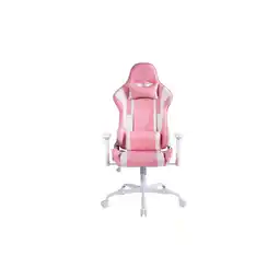 Netto Marken-Discount Deltaco GAM-096-P Gamingstuhl PINK LINE PCH80 Kunstleder Angebot