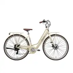 Netto Marken-Discount Adriatica Elektro-Citybike RETRO 28 Zoll, creme Angebot