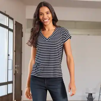 NKD Damen-T-Shirt mit Lurex-Effektgarn Angebot
