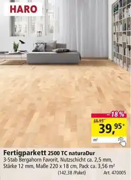 Holz Possling HARO Fertigparkett 2500 TC naturaDur Angebot