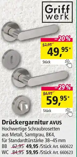 Holz Possling Drückergarnitur AVUS Angebot