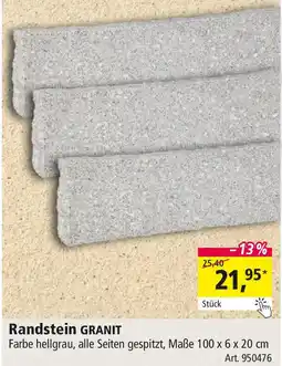 Holz Possling Randstein GRANIT Angebot