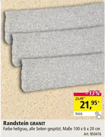 Holz Possling Randstein GRANIT Angebot