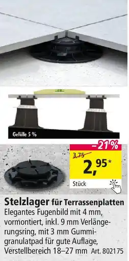 Holz Possling Stelzlager für Terrassenplatten Angebot