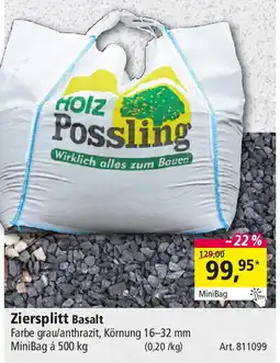 Holz Possling Ziersplitt Basalt Angebot