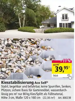 Holz Possling Kiesstabilisierung Aco Self Angebot