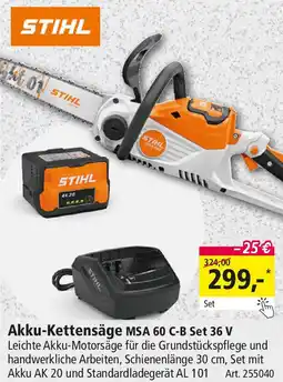 Holz Possling STIHL Akku-Kettensäge MSA 60 C-B Set 36 V Angebot