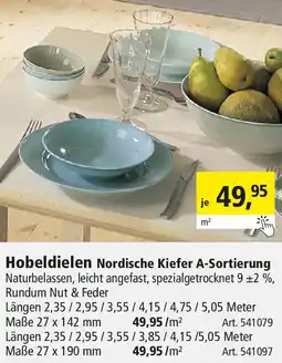 Holz Possling Hobeldielen Nordische Kiefer A-Sortierung Angebot