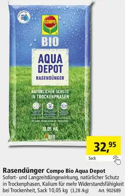 Holz Possling Rasendünger Compo Bio Aqua Depot Angebot