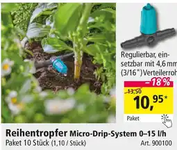 Holz Possling Reihentropfer Micro-Drip-System 0-15 l/h Angebot