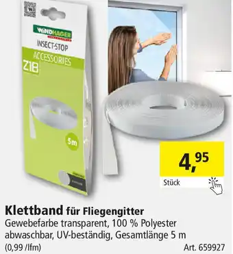 Holz Possling Klettband für Fliegengitter Angebot