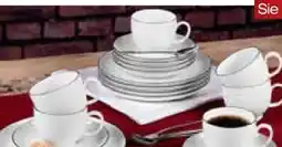 Möbel Inhofer Seltmann Weiden Kaffeeservice Lido Black Line 18-tlg Angebot