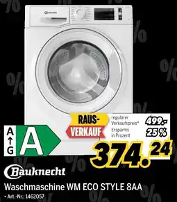 MEDIMAX Bauknecht Waschmaschine WM ECO STYLE 8AA Angebot