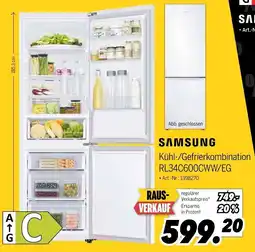 MEDIMAX SAMSUNG Kühl-/Gefrierkombination RL34C600CWW/EG Angebot
