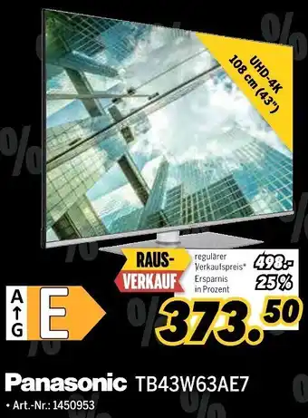 MEDIMAX Panasonic TB43W63AE7 Angebot