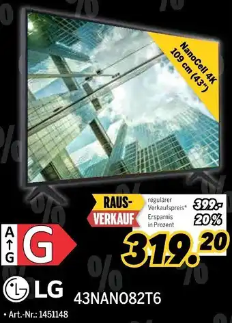 MEDIMAX LG 43NANO82T6 Angebot
