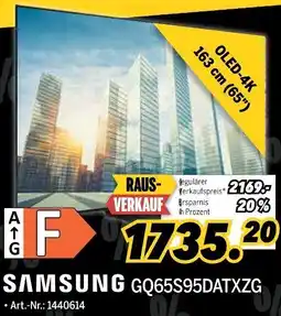 MEDIMAX SAMSUNG GQ65S95DATXZG Angebot