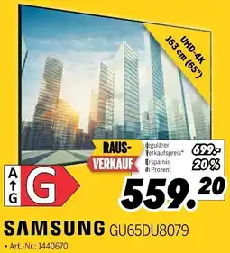 MEDIMAX SAMSUNG GU65DU8079 Angebot
