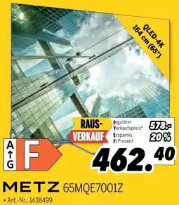 MEDIMAX METZ 65MQE7001Z Angebot