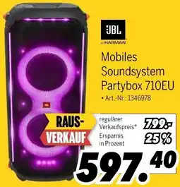 MEDIMAX JBL Mobiles Soundsystem Partybox 710EU Angebot
