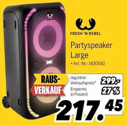 MEDIMAX FRESH 'N REBEL Partyspeaker Large Angebot