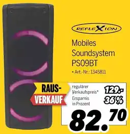 MEDIMAX REFLEXION Mobiles Soundsystem PS09BT Angebot