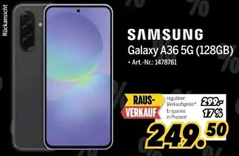 MEDIMAX SAMSUNG Galaxy A36 5G (128GB) Angebot