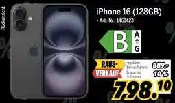 MEDIMAX Apple iPhone 16 (128GB) Angebot