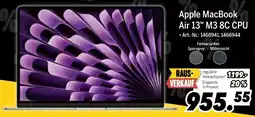 MEDIMAX Apple MacBook Air 13" M3 8C CPU Angebot