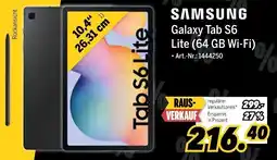 MEDIMAX SAMSUNG Galaxy Tab S6 Lite (64 GB Wi-Fi) Angebot